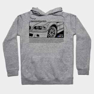 M3 e46 CSL (black print) Hoodie